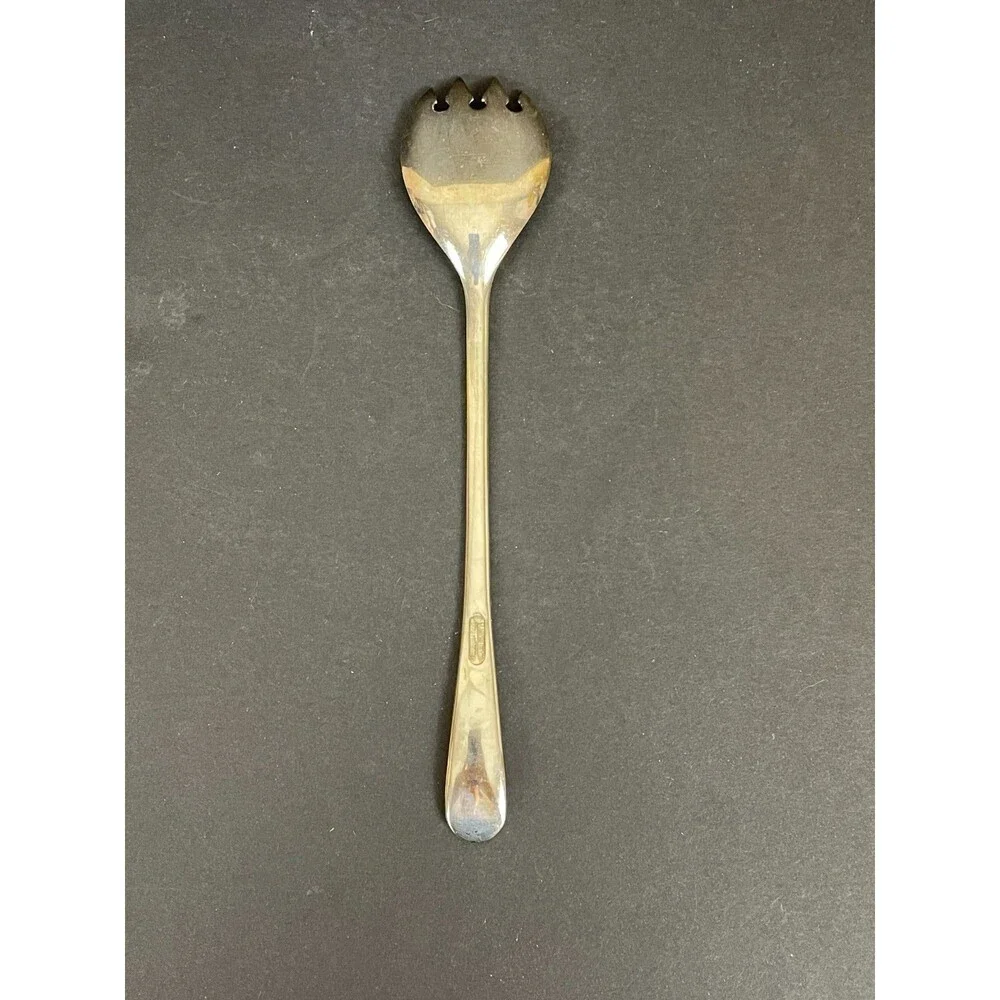 W.A. ITALY Silverplated Salad Fork 9.25 Inch Vintage